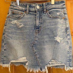 American Eagle Denim Mini Skirt